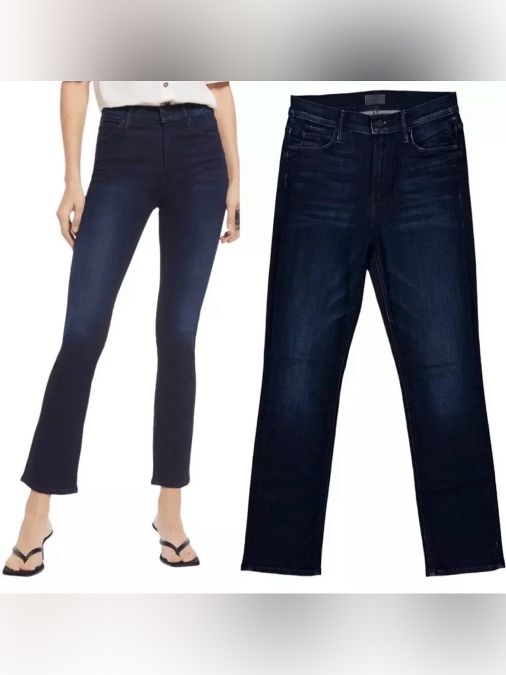 Mother The Mid Rise Dazzler Ankle Jeans Womens 26 Blue
Denim Now Or Never